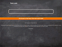 Tablet Screenshot of bonz.com